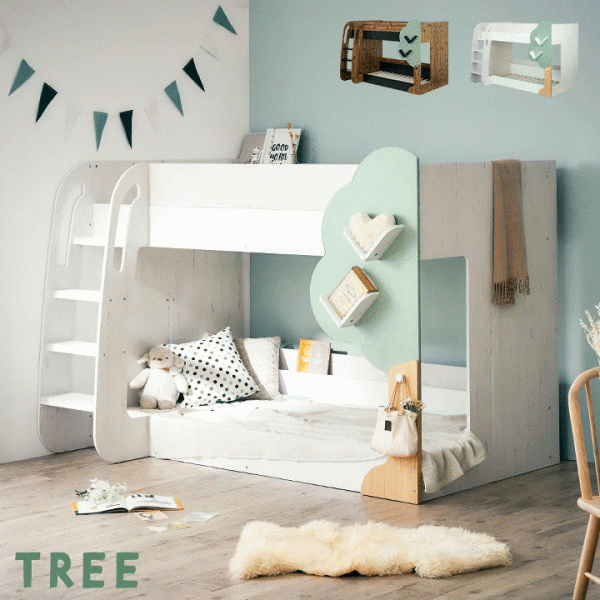 SR#0808 日本 “Bunkbed Tree” 大樹雙層床  [包送貨及安裝] (預訂)