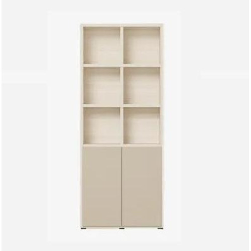 HAN085 韓國製Hanssem Sam 書架2x5格+2門(闊80cm)