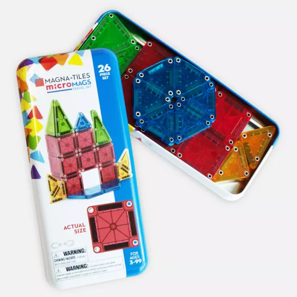 MAGT006 Magna-Tiles Micromags Travel Set 小巧磁力片便攜套裝 - 26塊