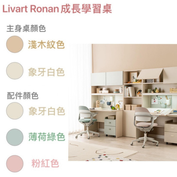 SR#0653B 韓國Livart Ronan 120cm學習書檯