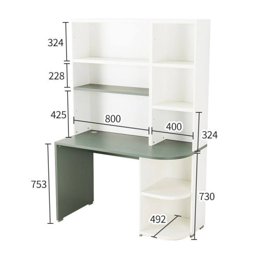 SR#0744 韓國Livart Prale 1200 Rounding 存儲型學習書檯