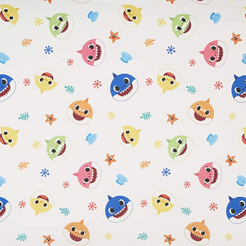 (美國兒童床專用) BBS#0020 Baby Shark Toddler Bedding Set 兒童床上用品4件套裝