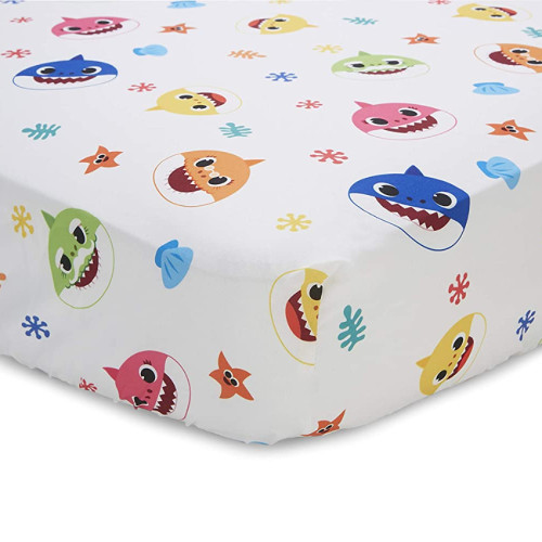 (美國兒童床專用) BBS#0020 Baby Shark Toddler Bedding Set 兒童床上用品4件套裝